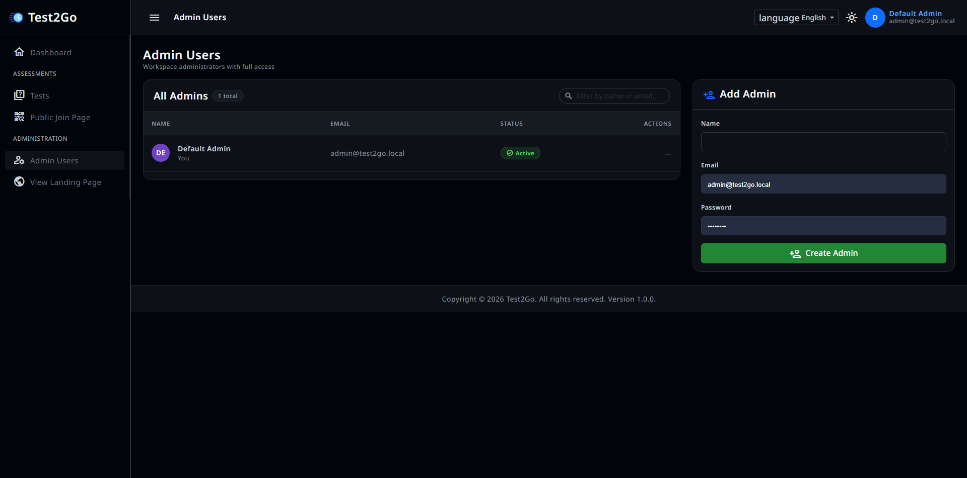 Users List